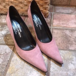 Donald j Pliner couture lavender suede pumps sz 8